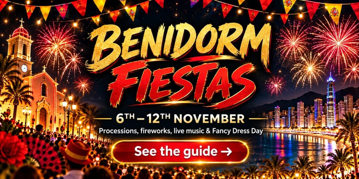 Benidorm Fiestas 2026, 6th to 12th November: view the fiesta guide